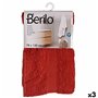 Serviette de toilette Couleur brique 70 x 130 cm (3 Unités)