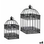 Cage décorative Lot Noir (4 Unités)