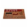 Paillasson Stop Noir Rouge Naturel Fibres de coco 40 x 1,5 x 60 cm (12