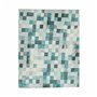 Nappe toile Antitaches Carreaux 140 x 180 cm Turquoise (6 Unités)