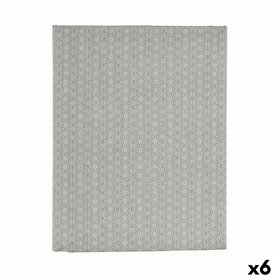 Nappe toile Antitaches Étoile 140 x 180 cm Gris (6 Unités)