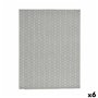 Nappe toile Antitaches Étoile 140 x 180 cm Gris (6 Unités)