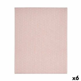 Nappe toile Antitaches Étoile 140 x 180 cm Rose (6 Unités)