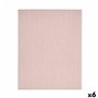 Nappe toile Antitaches Étoile 140 x 180 cm Rose (6 Unités)