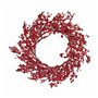 Couronne de Noël Rouge Plastique 48 x 10 x 48 cm (6 Unités)