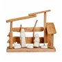 Crèche de Noël Blanc Naturel Bois Céramique 10 x 21 x 25 cm (2 Unités)