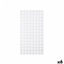 Tapis de Douche Antidérapant Blanc PVC 68 x 1 x 36 cm (6 Unités)