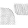 Tapis de Douche Antidérapant Gris PVC 53 x 52,5 x 1 cm (6 Unités)