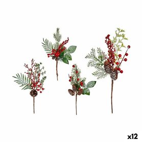 Branche Fruits rouges Marron Rouge Vert Plastique 20 x 39 x 6 cm (12 U