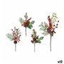 Branche Fruits rouges Marron Rouge Vert Plastique 20 x 39 x 6 cm (12 U