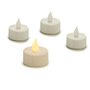 Ensemble de Bougies LED Blanc 4 x 4 x 3,7 cm (12 Unités)