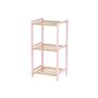 Etagère de salle de bains 35 x 30 x 70 cm Rose Naturel Bambou Bois de 