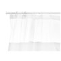 Rideau de Douche 180 x 180 cm Transparent Blanc Plastique PEVA (12 Uni