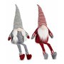 Figurine Décorative Gnome Rouge Gris 25 x 36 x 30 cm