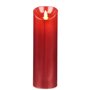 Bougie LED Rouge 8 x 8 x 25 cm (12 Unités)