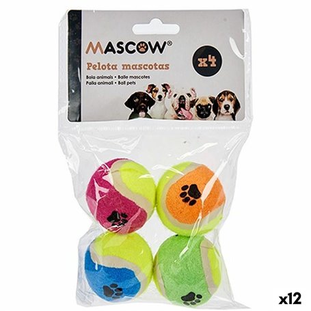 Jouet pour chien Ballon Multicouleur Ø 4,5 cm Polyéthylène polypropylè