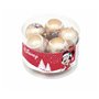 Boule de Noël Minnie Mouse Lucky Doré 10 Unités Plastique (Ø 6 cm)