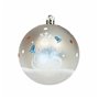 Boule de Noël Frozen Memories Argenté 6 Unités Plastique (Ø 8 cm)