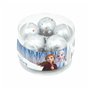 Boule de Noël Frozen Memories Argenté 10 Unités Plastique (Ø 6 cm)