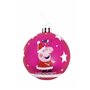 Boule de Noël Peppa Pig Cosy corner Fuchsia 10 Unités Plastique (Ø 6 c