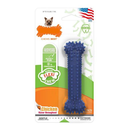 Jouet pour chien Nylabone Plaque Attacker Naturel Taille S Poulet Ther