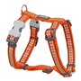 Harnais pour Chien Red Dingo Os Réfléchissant 46-76 cm Orange