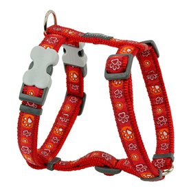 Harnais pour Chien Red Dingo Style Rouge Empreinte des animaux 25-39 c