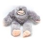 Jouet pour chien en peluche Gloria Iwazaru 11 x 44 x 45 cm Singe Gris