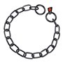 Collier pour Chien Hs Sprenger Noir 3 mm Maillons Semi-long (50 cm)