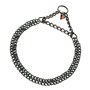 Collier pour Chien Hs Sprenger Noir 2 mm Double Maillons (50 cm)