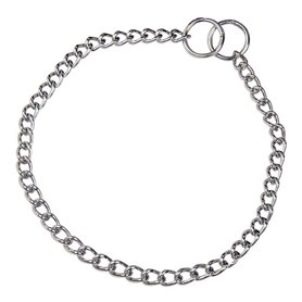 Collier pour Chien Hs Sprenger Argenté 2,5 mm Maillons Torsadé (55 cm)