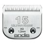 Moufles Andis 15 Acier Acier au carbone (1,2 mm)