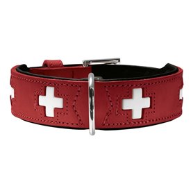 Collier pour Chien Hunter Swiss Rouge/Noir (35-39.5 cm)