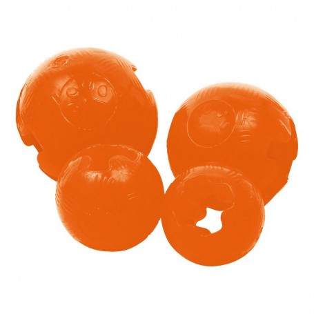 Jouet pour chien Gloria Ballon Orange (6.5cm)