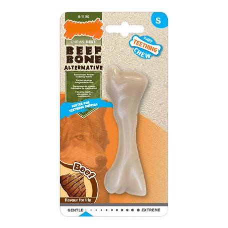 Jouet pour chien Nylabone Beef Bone Chiots Taille S Thermoplastique Vi