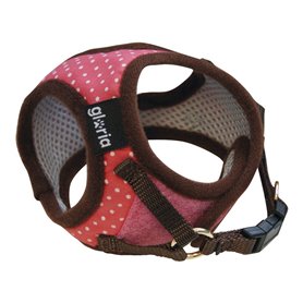 Harnais pour Chien Gloria Points Rose M