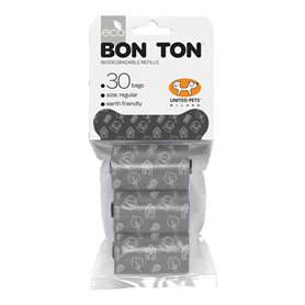 Sacs d'hygiène United Pets Bon Ton Regular Chien Gris (3 x 10 uds)