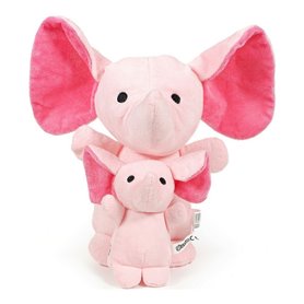 Jouet pour chien en peluche Gloria Hoa 20 cm Rose Eléphant