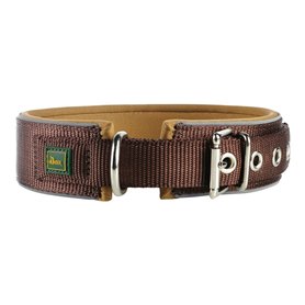 Collier pour Chien Hunter Neoprene Reflect Marron (49-56 cm)