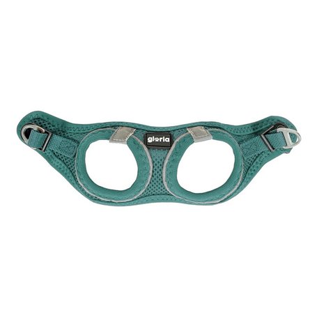 Harnais pour Chien Gloria Air Mesh Trek Star Réglable Turquoise Taille