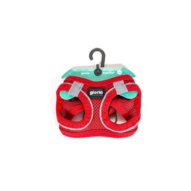 Harnais pour Chien Gloria Trek Star 29,4-32,6 cm 41,4-43 cm Rouge S