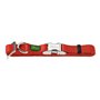 Collier pour Chien Hunter Alu-Strong Rouge Taille S (30-45 cm)