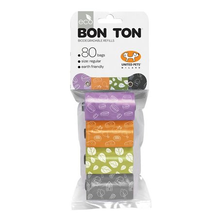 Sacs d'hygiène United Pets Bon Ton Regular Chien Assortiment de couleu