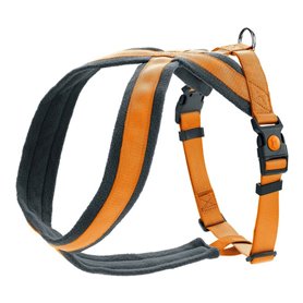 Harnais pour Chien Hunter London Comfort 63-82 cm Orange Taille M/L