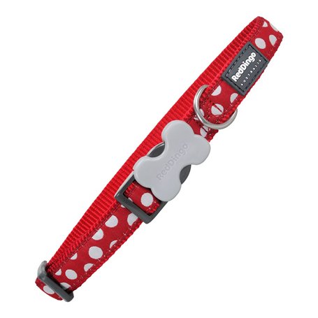 Collier pour Chien Red Dingo Pois (1,5 x 24-36 cm)