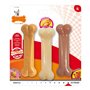 Jouet pour chien Nylabone Extreme Chew Value Pack Bacon Beurre de caca