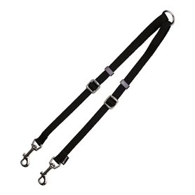 2 Accouplement pour laisse de chien Gloria Noir (1.6 x 35-56 cm) (1.6 