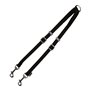 2 Accouplement pour laisse de chien Gloria Noir (1.6 x 35-56 cm) (1.6 