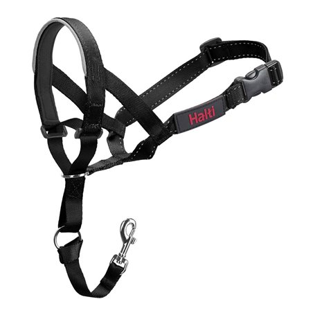 Collier d'entraînement pour chiens Company of Animals Halti Noir Musel