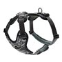 Harnais pour Chien Hunter Divo Réfléchissant Noir/Gris Taille XS (34-4